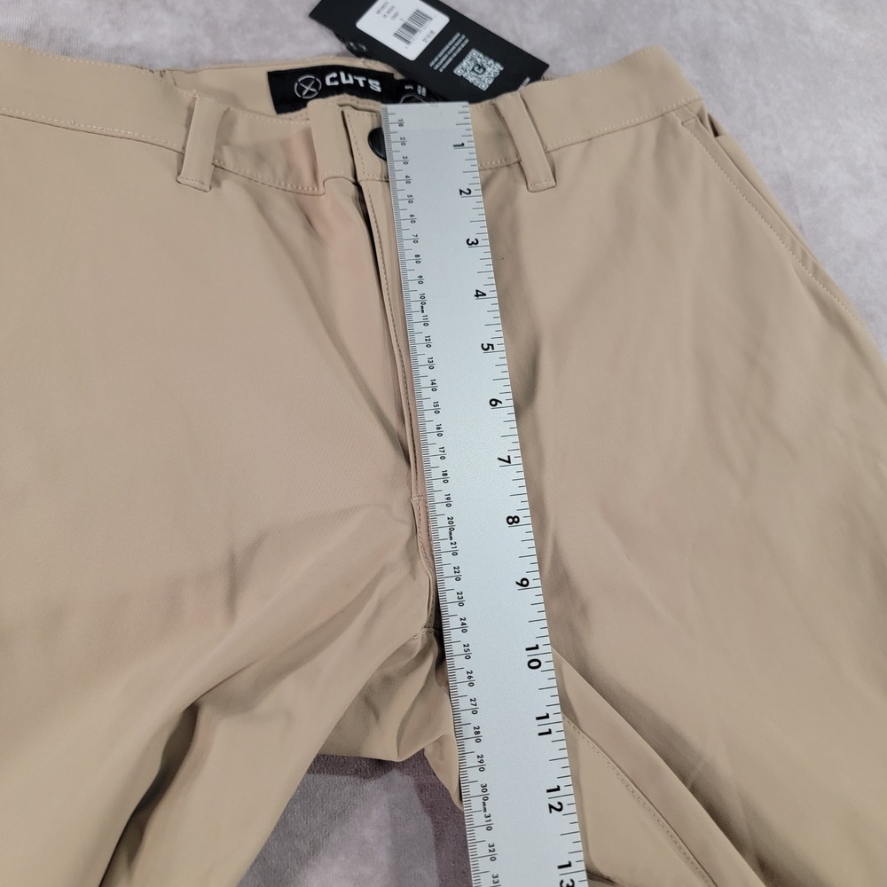 Cuts AO Jogger Mens Small Coast Tan Performance Tapered Pants MB10057V NEW - Picture 6 of 9